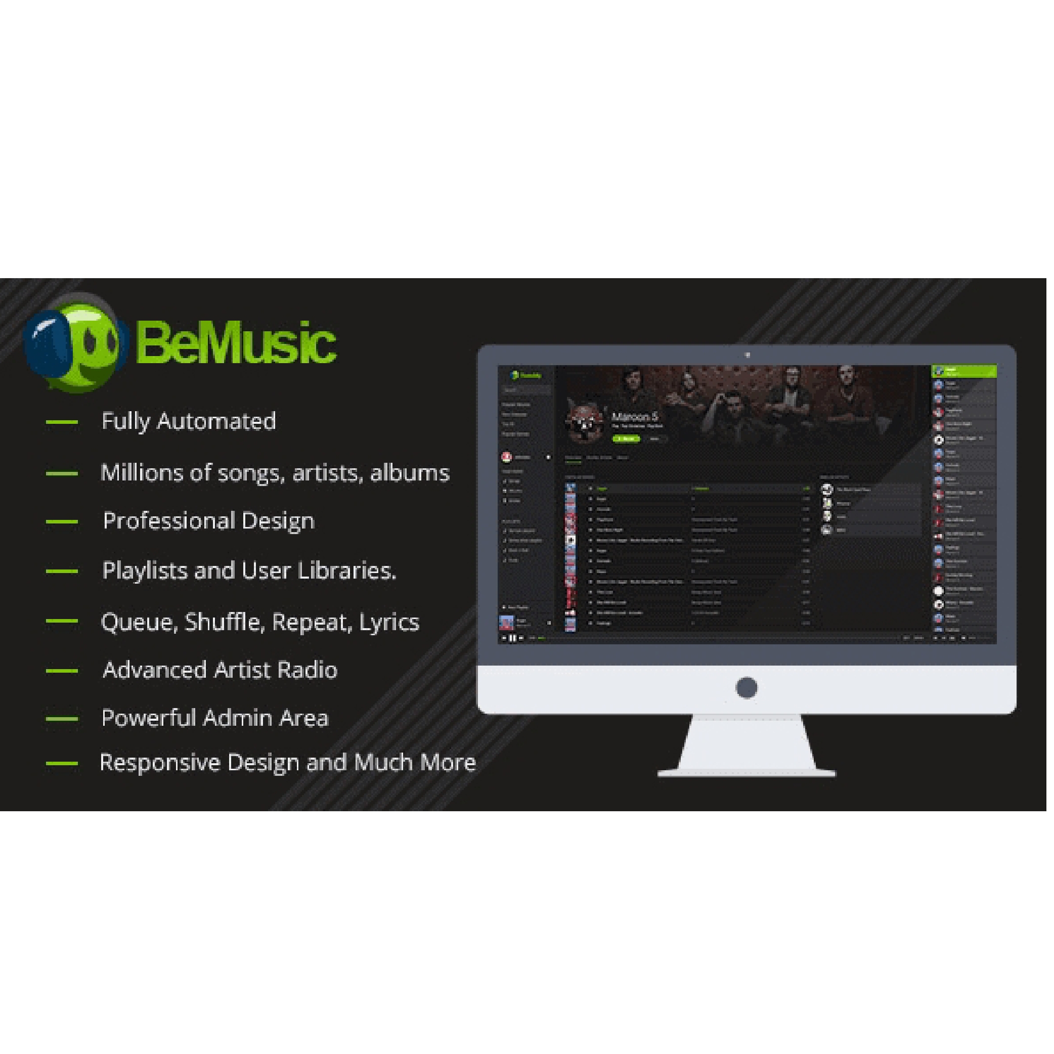 BeMusic - 音乐流媒体引擎